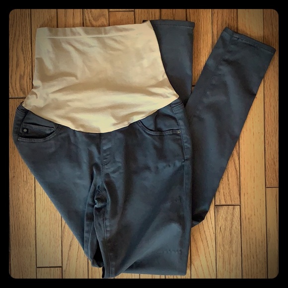 Ag Adriano Goldschmied Denim - AG Maternity Charcoal Gray Maternity 28R Stretch